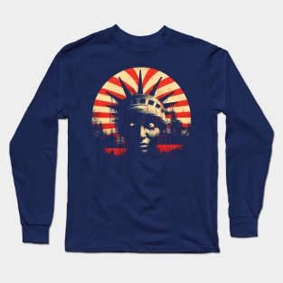 Wicked Statue of Liberty Long Sleeve T-Shirt